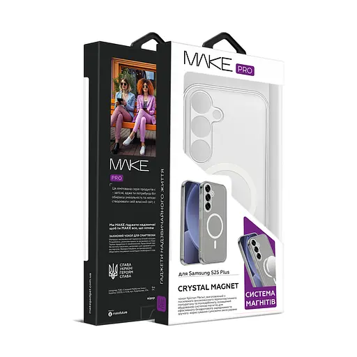 Чехол Make Чехол Samsung S25 Plus Crystal Magnet Pro - фото 2