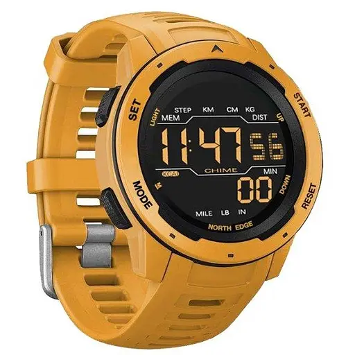 Тактические часы North Edge Mars Pro Yellow 5Bar - фото 2