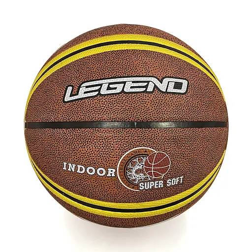 Мяч баскетбольный Newt Legenda ball №7 коричнево-желтый NE-BAS-1037
