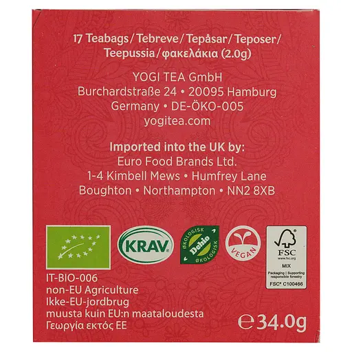 Суміш трав'яна Yogi Tea Immune Support органічна (17 шт. х 2 г) - фото 5