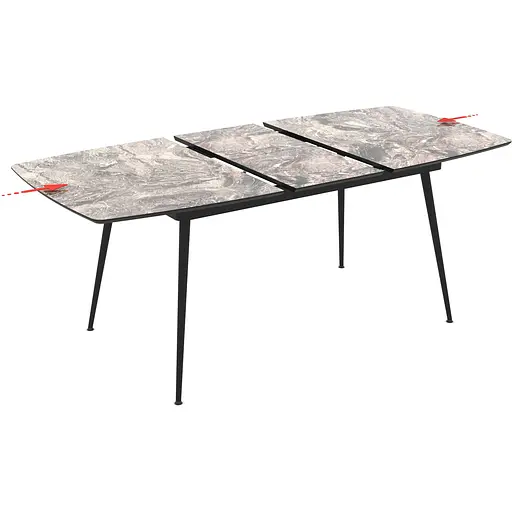 Стол Avanti YENSE Cosmos Glossy 125-165x80 см - фото 4