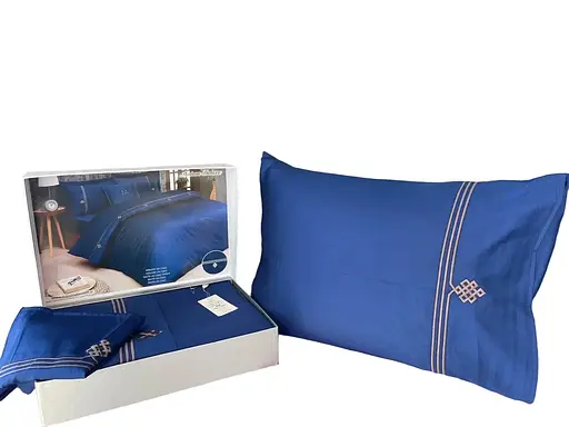 Постільна білизна Navy Brown Сатин Преміум Maison D'or pbe0051918 - фото 2