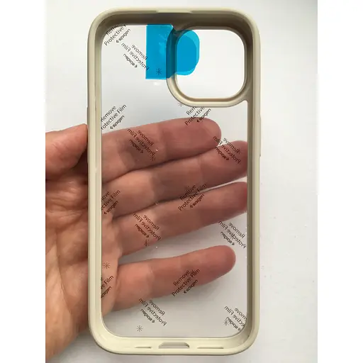 Протиударний прозорий чохол Spigen Ultra Hybrid  для iPhone 15 Mute Beige ACS06800 - фото 11