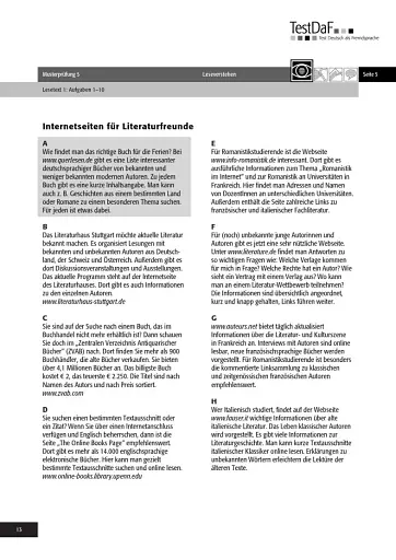 TestDaF Musterprufung 5. Heft mit Audio-CD. Test Deutsch als Fremdsprache - фото 12