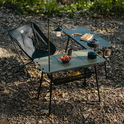 Складаний стіл Naturehike CNK2450JJ025, 80х40 см, алюміній, оливковий - фото 12