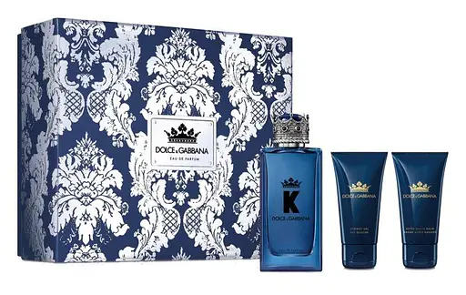 Набір Dolce Gabbana K 100 мл парфумована вода, 50 мл гель для душу, 50 мл бальзам після гоління - фото 1