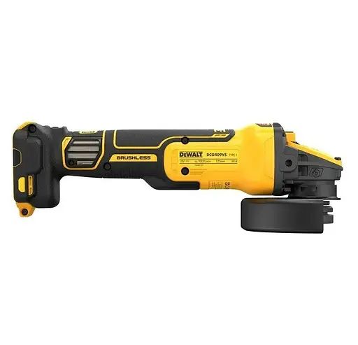 Шлифмашина угловая аккумуляторная DeWalt с АКБ и ЗУ DCG409VST1 - фото 6