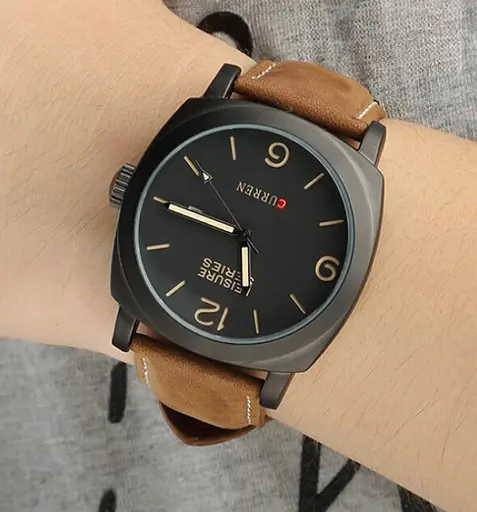 Чоловічий наручний годинник Curren Leisure Series Brown (2104618464) - фото 5