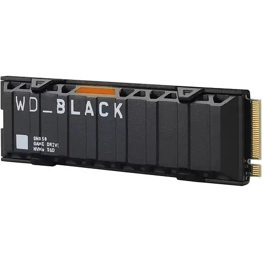 Накопитель SSD NVME WD Black SN850X 1TB (WDS100T2XHE) с радиатором - фото 1