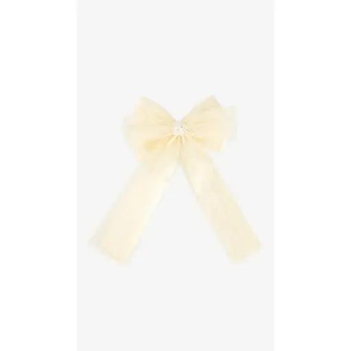 Бант детский 272498 6,5 см Кремовый - фото 1