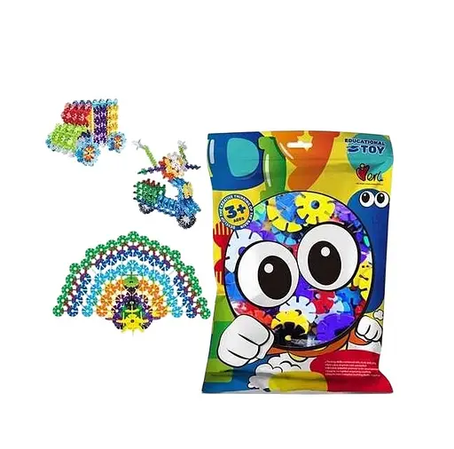 Конструктор, 124 деталі, у пакеті, 30x20x5 см