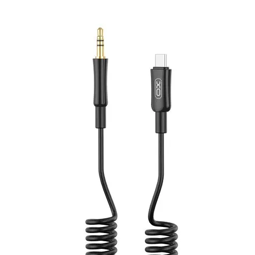 Аудиоадаптер XO NB-R255B Type-C to 3.5 мм Черный - фото 4
