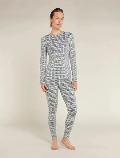 Термоштани Icebreaker W Mer 260 Vertex Leggings On-Piste S Snow White (1052-IB0 A57 4G598 S) - фото 4