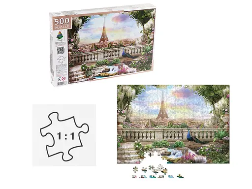Пазлы Энергия+ Вид на Эйфелеву башню, 500 элементов - фото 2