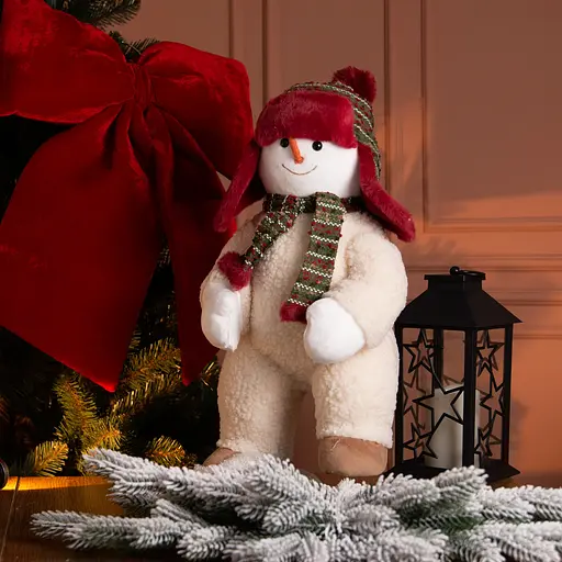 Новорічна фігурка Сніговик 29×23×54 см Yiwu CR-4-10