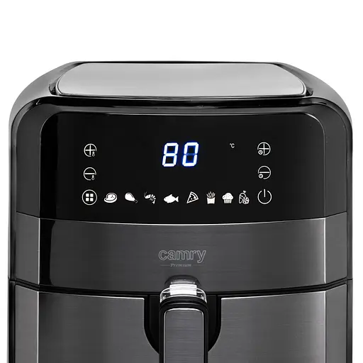 Аерофритюрниця Camry CR 6311B 5 л 1700 Вт сенсорна 9 програм 80-200°C безжирова фритюрниця чорна - фото 10