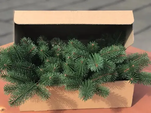 Гілка хвойна Hvoya Premium лита зелена 53 см 16 шт. - фото 4