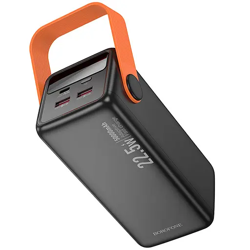 Портативний ЗП Power Bank Borofone BJ66A Magnifico 22.5W+PD20W 50000 mAh Black - фото 7
