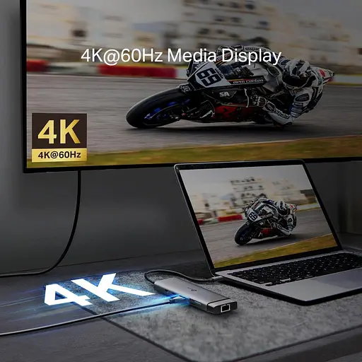 USB-Хаб TP-Link USB Type-C 9-в-1 (UH9120C) - фото 8