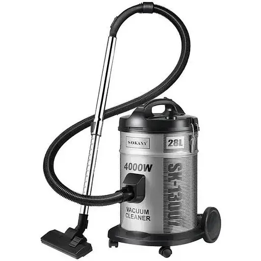 Пылесос Sokany SK-13007 / Сталь с мешком на 28 литров мощное циклонное действие 4000 Вт
