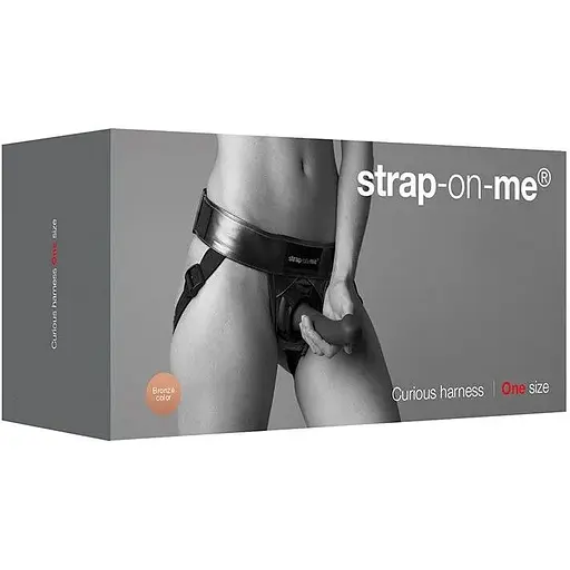 Трусики для страпона Strap-On-Me LeaTherette Harness CURIOUS - фото 14