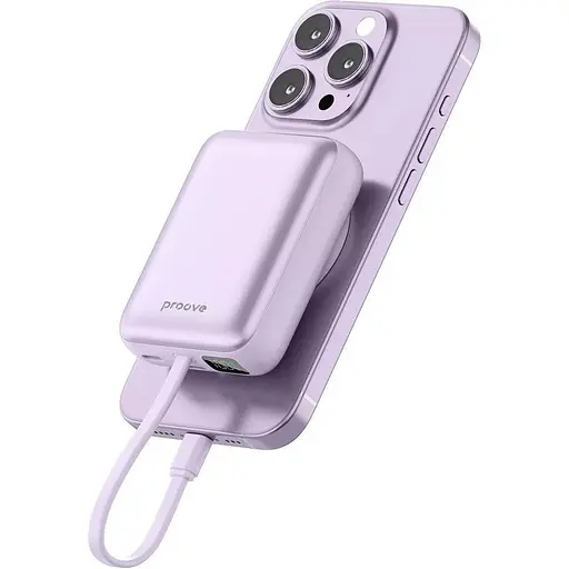 Зовнішній акумулятор Proove Neutron 10000mAh 22.5W Purple (PBNE22022209) [152192] - фото 3