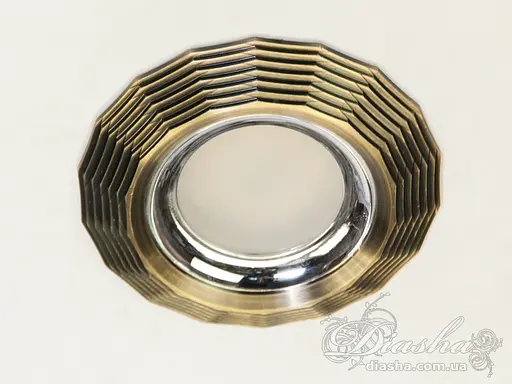 Бронзовий, естетично вражаючий, стильний точковий світильник - фото 2