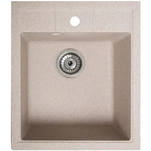 Гранітна кухонна мийка Romzha Adiere Bezhevy (401) - фото 1