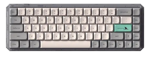 Клавіатура бездротова Motospeed Darmoshark K5 Gateron Silver Pro RGB Light Gray (dmk5lgspro)