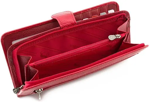 Кожаный женский кошелек Marco Coverna 19х10х2.5 см acs0024508 - фото 5