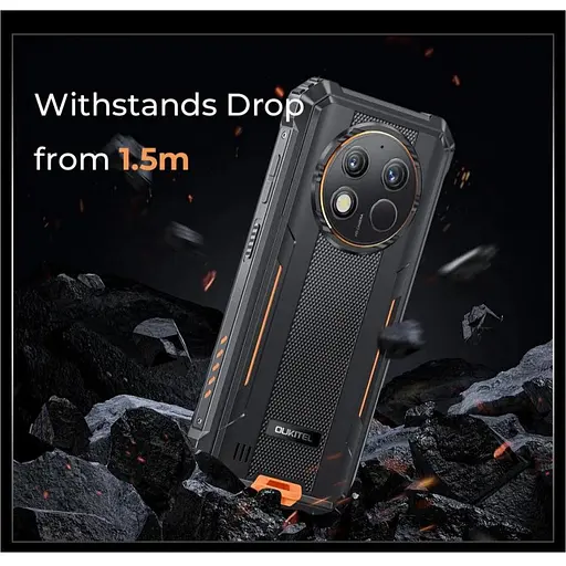 Смартфон Oulitel WP28E 4/64GB Black - фото 3