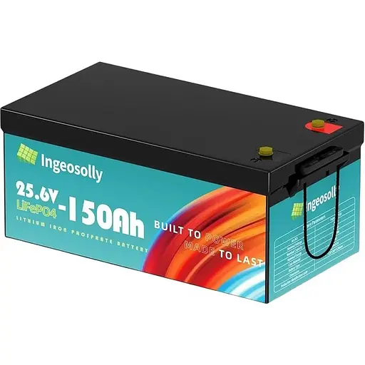 Акумулятор Ingeosolly LiFePO4 24V 25.6V/150Ah/3840Wh (IN-24-150) [125491]