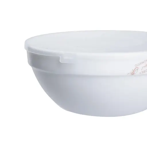 Набор судочков Yiwu HP-7-713 4 шт с крышкой для хранения продуктов белый - фото 3