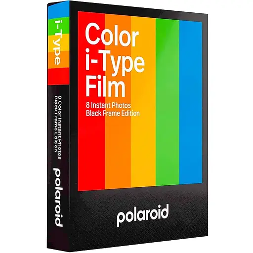 Фотобумага Polaroid Color Film for i-Type Black Frame 1x8 [90152]