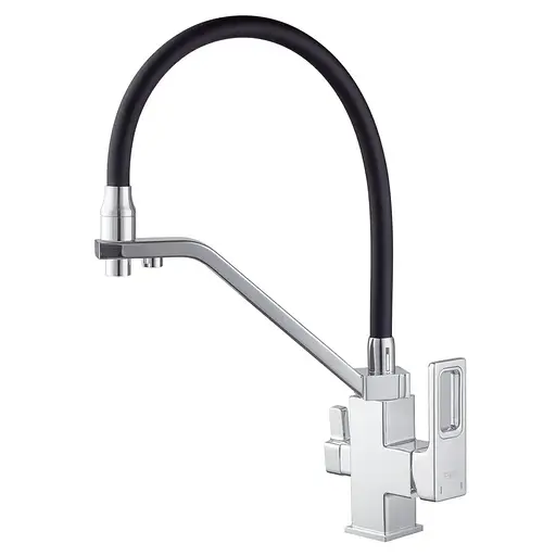 Смеситель для кухни на две воды Koer KB-72009-01 KR5006 Хром - фото 1