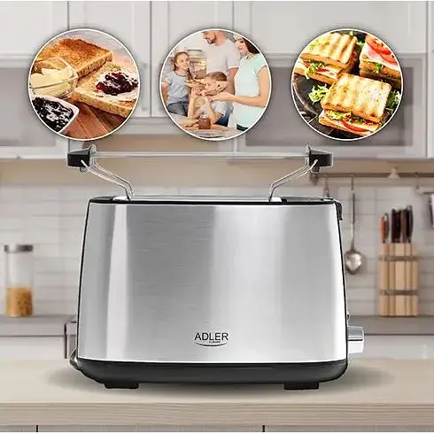 Тостер 900Вт 7 уровней жарки Польша Adler AD 3214 - фото 8