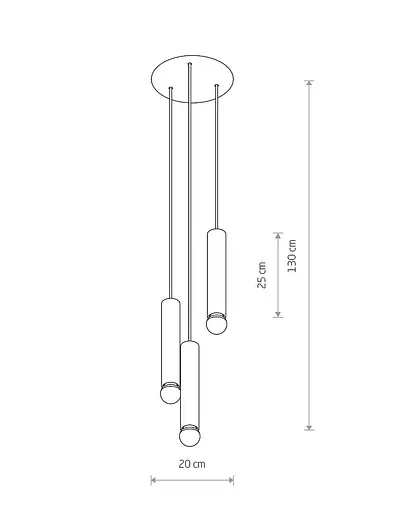 Підвісний світильник Nowodvorski 7855 Baton III - фото 3