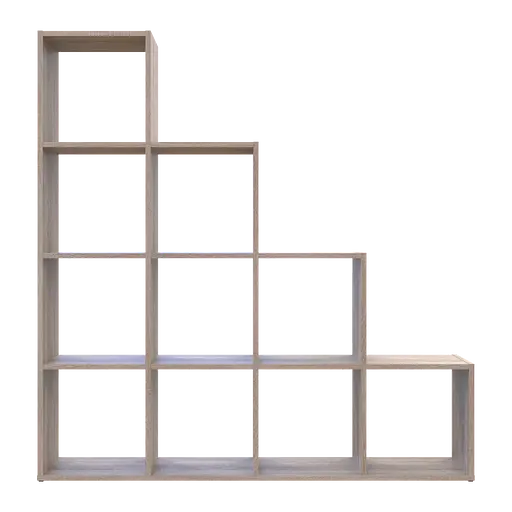 Стеллаж Doros Степь 4х4 Дуб сонома открытый 136.2х28.8х140.7 (41516165) - фото 4