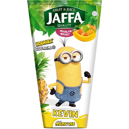 Мультифруктовий нектар Jaffa Minions 200 мл - фото 1