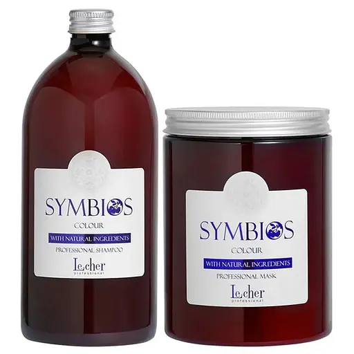 Восстанавливающий профессиональный набор шампунь и маска для окрашенных волос Symbios Regeneration Le cher 1л - фото 1