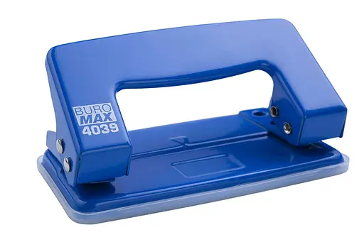 Діркопробивач металевий Jobmax, до 10 аркушів, синій