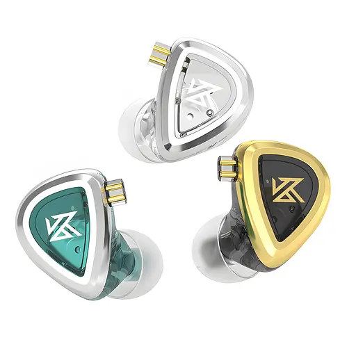 Набір навушників KZ EDA 3 in 1 з динамічним драйвером (Multicolor)
