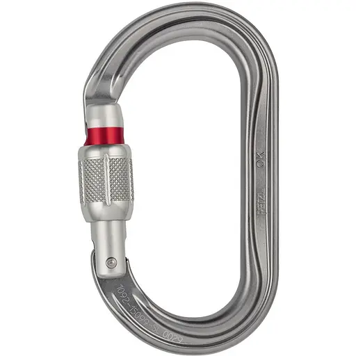 Карабін Petzl OK Screw-Lock Grey (1052-M33A SL)
