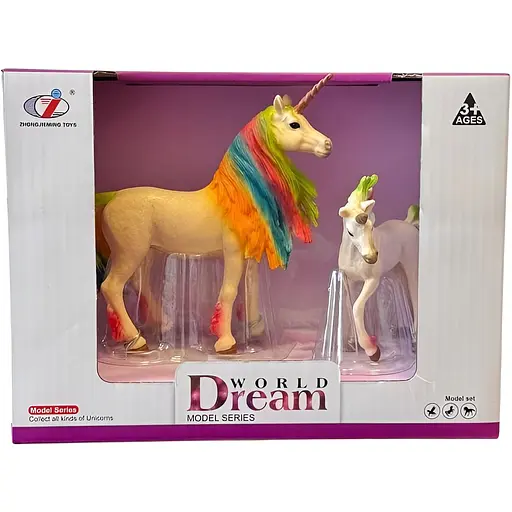 Набір Dino Toys Dream World Єдиноріг Веселка Y10 зелений 2 шт. (Q9899-Y10-4)