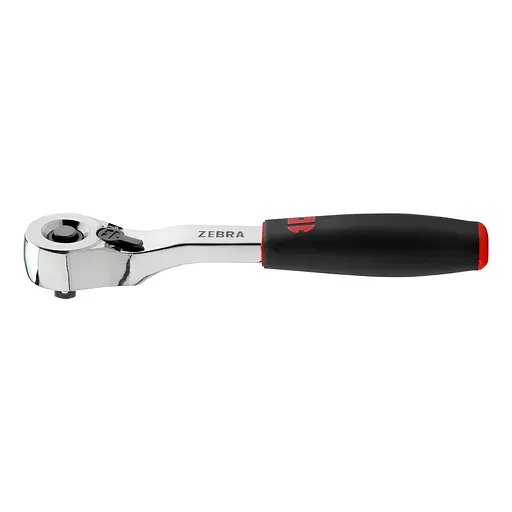 Трещотка Wurth Zebra 1/4" 48 зубцов с реверсом L135 мм (071201401) - фото 1