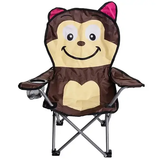 Детское кресло Lugi SJ-0065BR туристическое складное 34х58х65 см коричневое - фото 1
