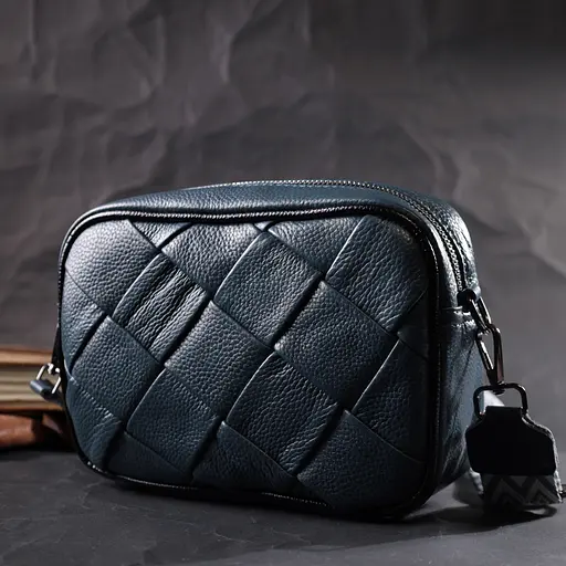 Жіноча шкіряна сумка Vintage 22х14х7.5 см sum0024740 - фото 7