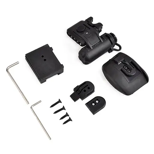 Тактический фонарь на шлем Airsoft Wadsn Gen 2 (Черный) - фото 3