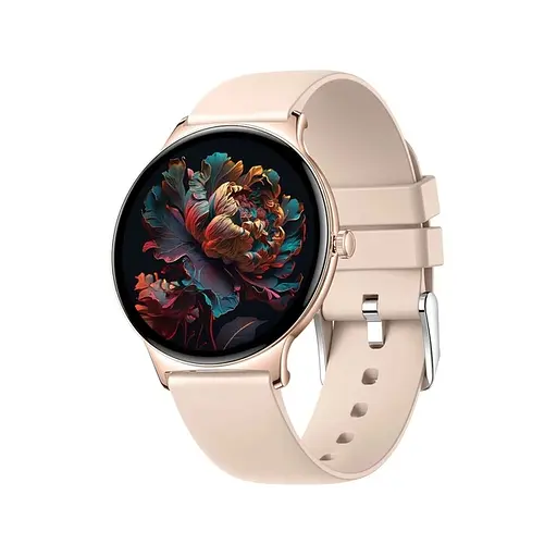 Смарт-годинник Smart Watch V89 Gold 2 ремінця силіконовий та металевий - фото 2