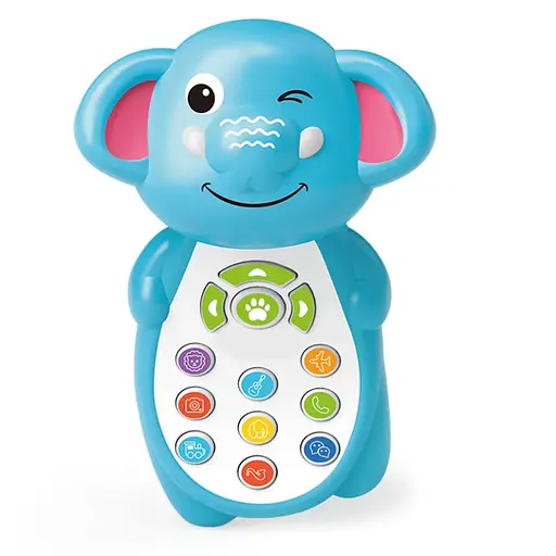 Розвиваючий телефон "Забавки з друзями" Metr+ M 5773ABC(Blue) 13 см, українська - фото 1